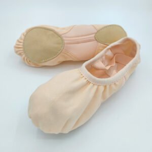 arch elastic canvas ballet slipper